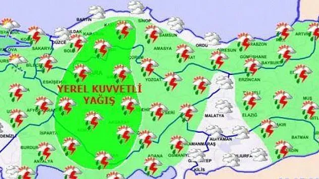 Meteorolojiden 5 il için turuncu kodlu alarm