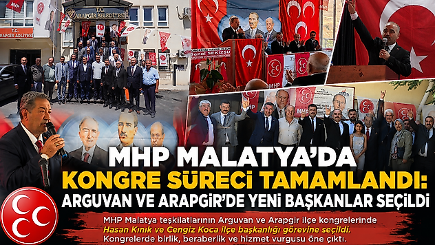 MHP Arguvan ve Arapgir Kongrelerini Gerçekleştirdi