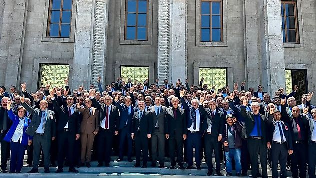MHP Malatya Teşkilatı, Devlet Bahçeli'nin Grup Toplantısına Katıldı
