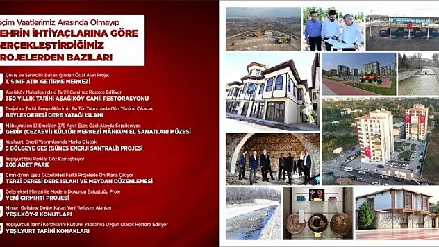 Milletimize Hizmet Etmenin Aşkıyla Hiç Durmadan Çalışıyoruz