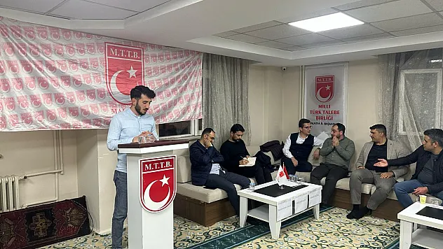Milli Türk Talebe Birliği (MTTB) Malatya İl Başkanlığı Divan Kurulu Toplantısını Gerçekleştirdi.