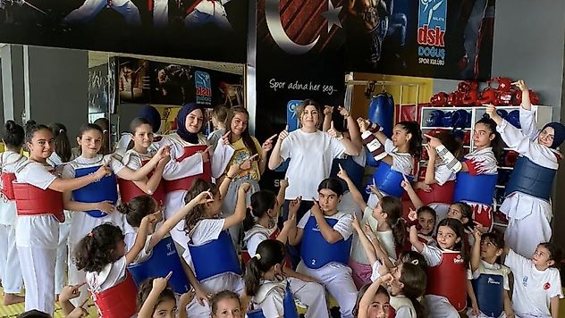 Minikler Tekvando Şampiyonası'nda Doğuş Spor Rüzgârı