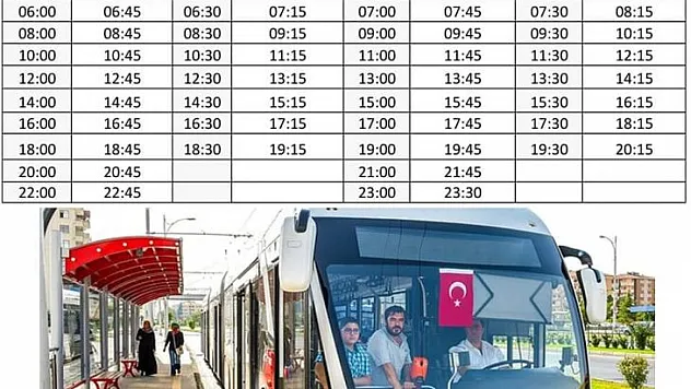 Motaş Trambüs araçları sefere başlıyor.