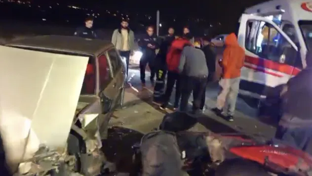 Motosiklet sürücüsü ağır yaralandı, otomobil sürücüsü kazadan sonra kaçtı