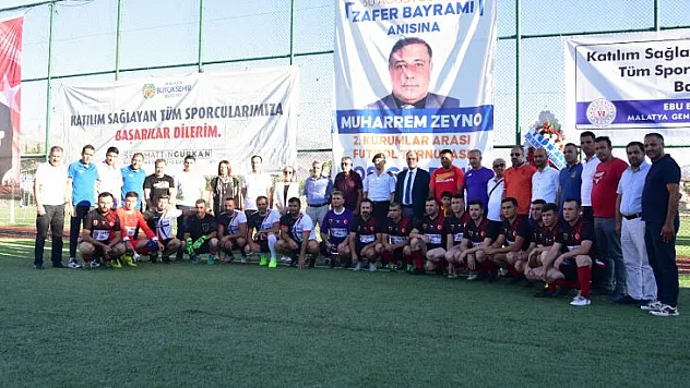 Muharrem Zeyno Adına Düzenlenen Kurumlar Arası Futbol Turnuvası Başladı