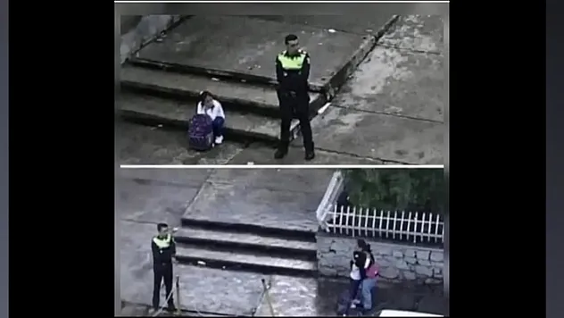 Okul Bahçesinde Vicdan Nöbeti: Polis Memurundan Örnek Davranış