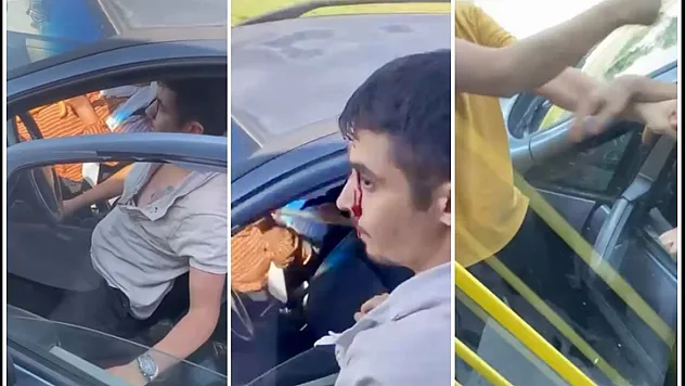 Otobüs Şoföründen Şok Hareket: Bastonlu Kadının Yanında Sürücüye Yumruk