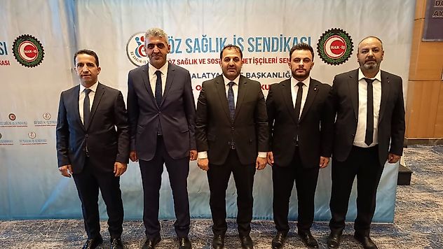 Öz Sağlık-İş Malatya Şubesi'nde Türkoğlu Yeniden Başkan