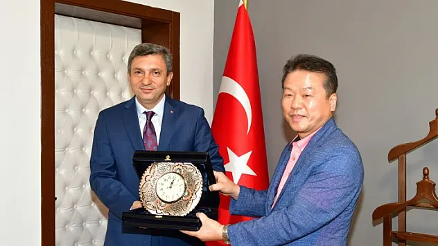 Park Türkiye Temsilcisi Yong Durk Park Vali Şahin'i Ziyaret etti