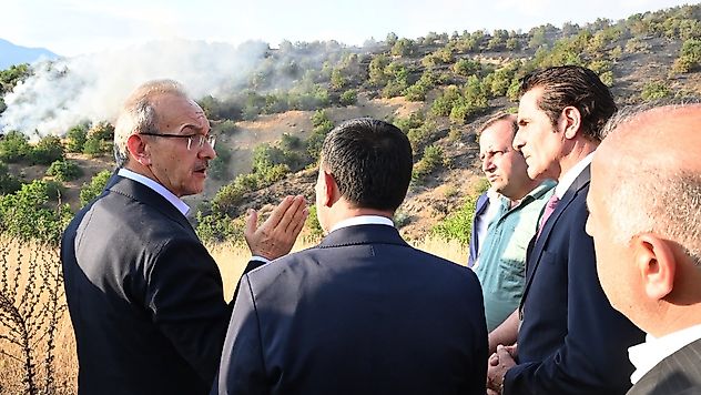 Pütürge'de Aynı Bölgede Orman Yangını Son Durum