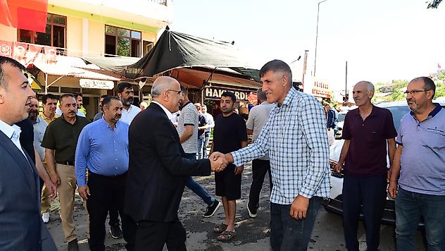 Pütürge'de Vatandaşlarla Buluşan Sami Er: 'Kırsalı İhmal Etmiyoruz'