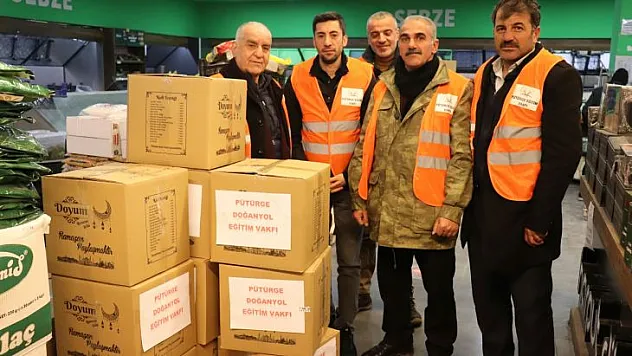 Pütürge-Doğanyol Eğitim Vakfı, deprem yaralarının sarılmasına desteğini sürdürüyor