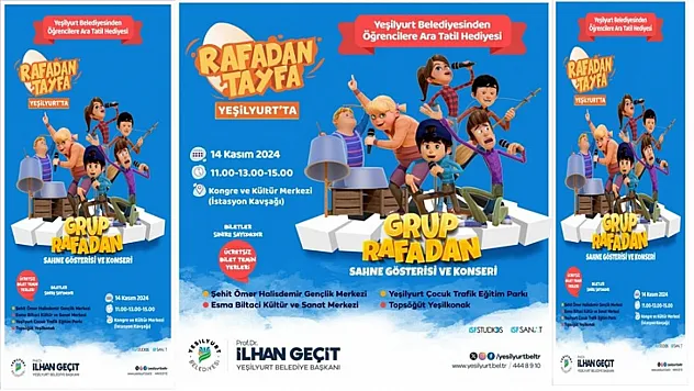 'Rafadan Tayfa' Müzikal Gösterisi 14 Kasım'da Sahnelenecek