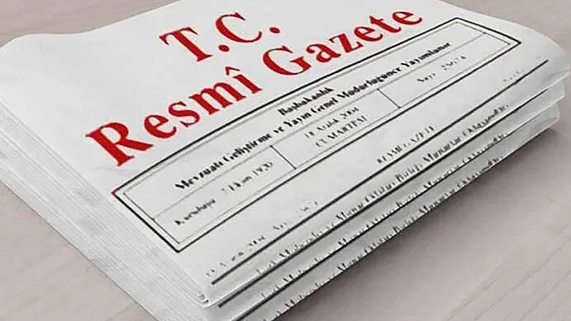 Resmi Gazete'de bugün