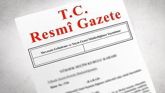 Resmi Gazete'de Bugün