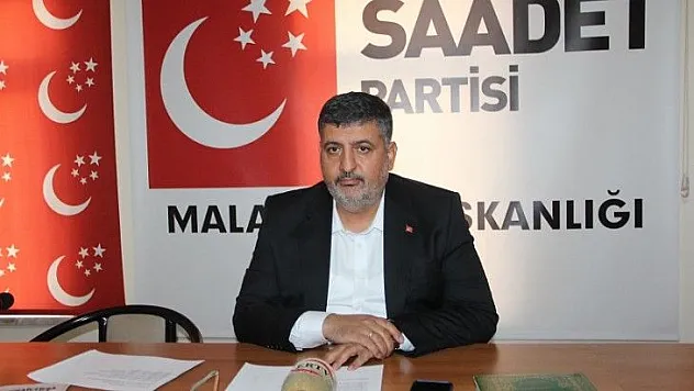 Saadet Partisi İl Başkanlığından Açıklama