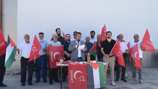 Saadet Partisi İl Gençlik Kollarından Gazze Belgeseli Programına tepki