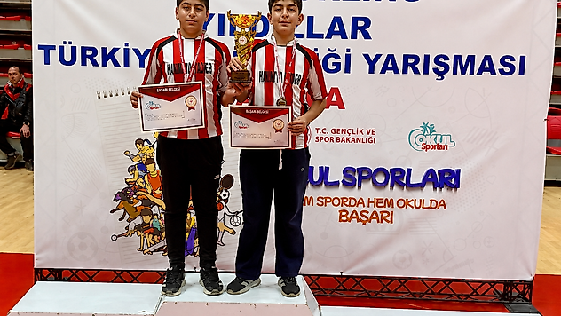 Sadiye Lütfi Evliyaoğlu Ortaokulu Türkiye İkincisi