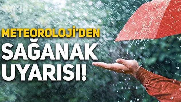 Sağanak Yağış Geliyor..!