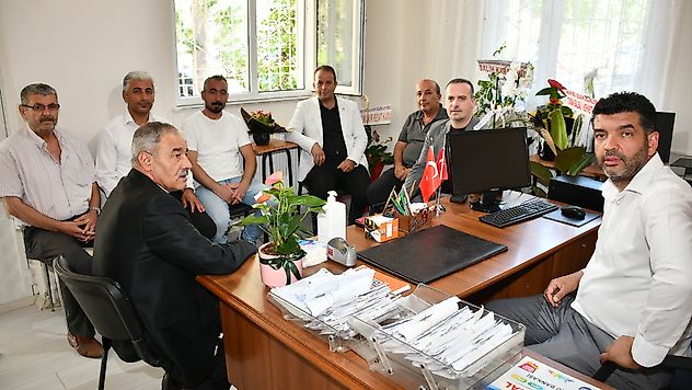 Salih Karademir'den Paşaköşkü Muhtarına Hayırlı Olsun Ziyareti