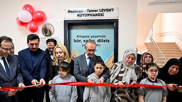 Şehit Kemal Özalper Ortaokulu'nda Anı Kütüphanesi Törenle Hizmete Girdi