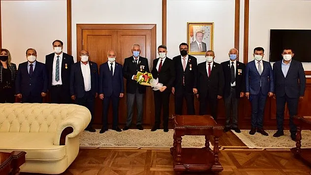 Şehit ve Gazi Derneklerinden Vali Baruş'a Ziyaret