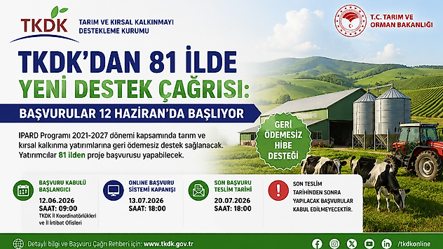 TKDK'dan 81 İlde Hibe Desteği