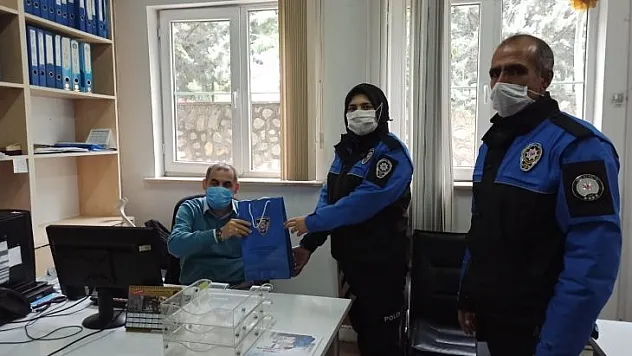 Toplum Destekli Polisten Büyükşehir Personeline Anlamlı Ziyaret