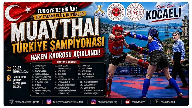 Türk Muaythai Tarihinde Yeni Dönem: İlk Tatami Elite Büyükler Şampiyonası Darıca'da