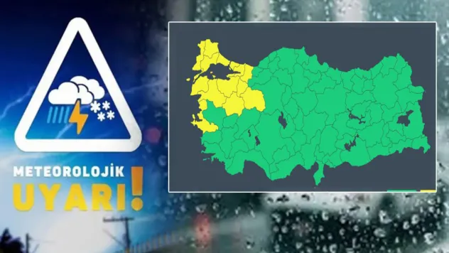 Türkiye'de 14 İl İçin Sarı Kod: Meteoroloji'den Kritik Hava Uyarısı