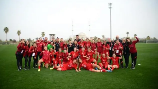 U19 Kadın Milli Takımımız, Kıbrıs Rum Kesimi'ni 3-2 mağlup etti