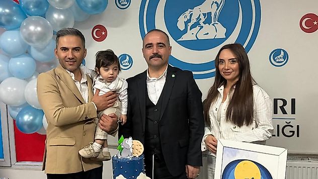Ülkü Ocakları Malatya'da Küçük Bozkurt Altay Kağan'a Doğum Günü Kutlaması