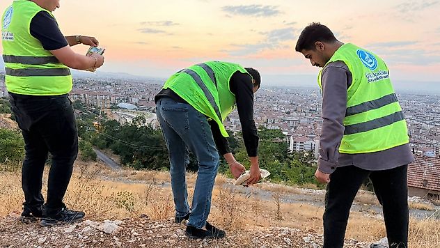Ülkü Ocakları Malatya'dan Anlamlı Mesaj: 'Kuşlar Aç Kaldı Demesinler'