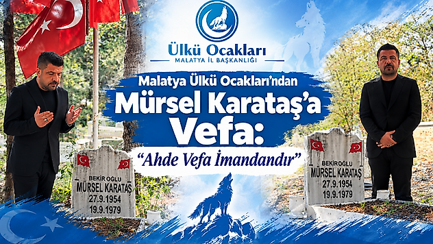 Ülkücü Şehit Mürsel Karataş, Şehadet Yıl Dönümünde Dualarla Anıldı