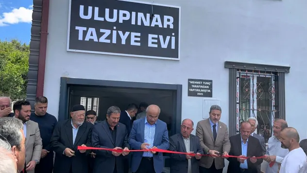 Ulupınar Taziye Evi Açılışında Yoğun Katılım