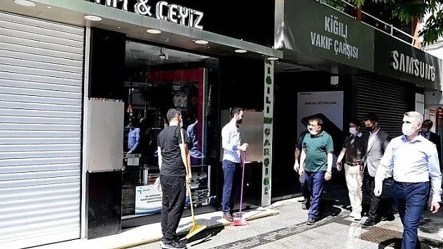 Vali Aydın Baruş ve Başkan Gürkan Esnafları Ziyaret Etti