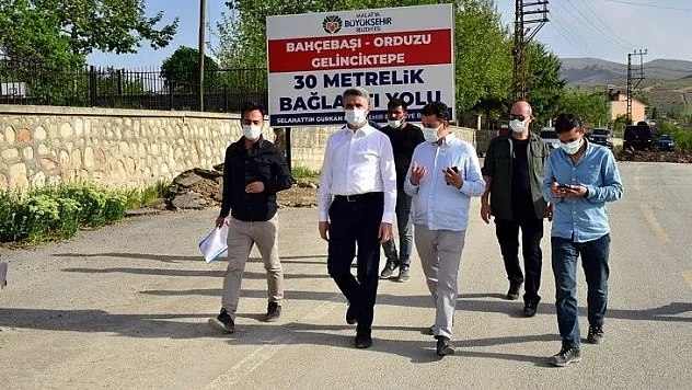 Vali Baruş, Gelincik Tepe Bağlantı Yollarını İnceledi