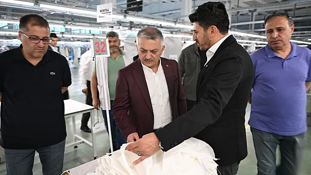 Vali Ersin Yazıcı'dan İlimizdeki Fabrikalara Ziyaret