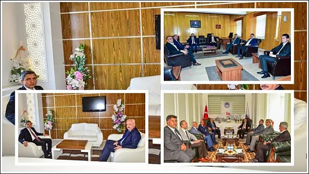 Vali Şahin İade-i Ziyaretlerde Bulundu