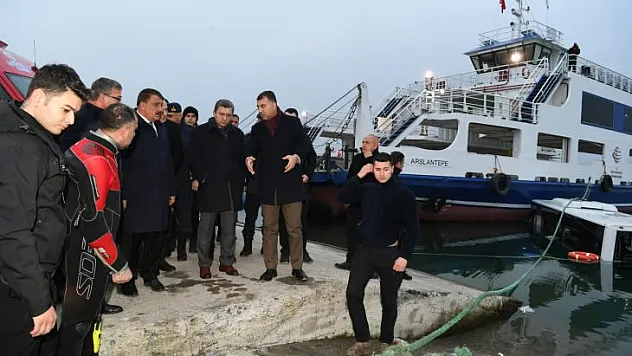 Vali Şahin ve Başkan Gürkan Atabey İskele Hattında İncelemelerde Bulundu