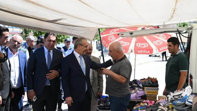 Vali Seddar Yavuz Kuluncak İlçesinde İncelemelerde Bulundu