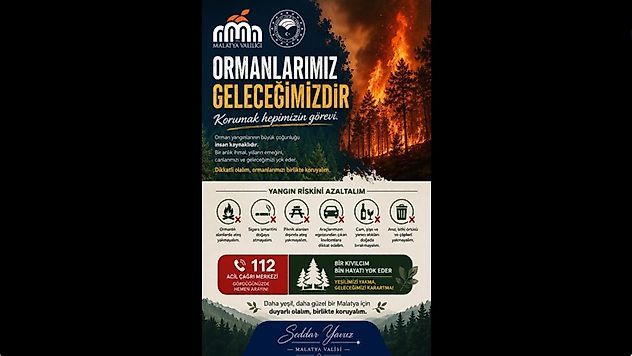 Valilik Uyardı: Bir Kıvılcım Bir Ormanı Yok Edebilir