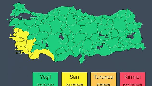 Yarın İçin Alarm: Ege ve Akdeniz'de Sağanak Etkili Olacak