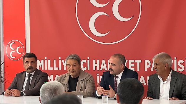 Yazıhanlı Muhtarlar MHP İl Başkanlığı'nda Ağırlandı