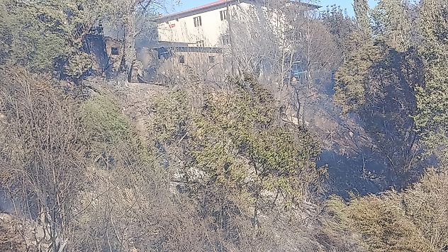Yeşiltaş Mahallesi'nde Yangın Paniği: Ekipler Seferber Oldu
