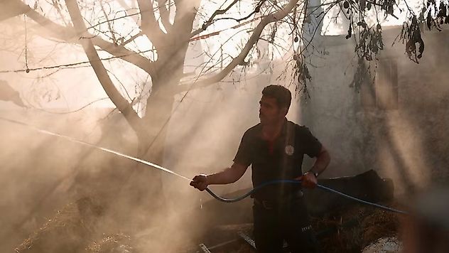 Yeşiltaş Mahallesi'ndeki Yangında 19 Yaralı
