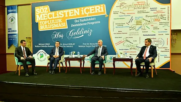 Yeşilyurt Belediyesi Ve Yeşilyurt Kent Konseyi, 'Söz Meclisten İçeri' Üniversite Topluluklarını Destekleme Programını Başlattı