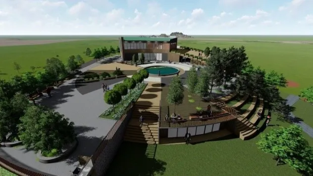 Yeşilyurt Belediyesinin Vizyonel Yatırımlarından Şahintepesi Macera Parkı Ve Sosyal Tesisleri İçin İlk Kazma Vuruldu