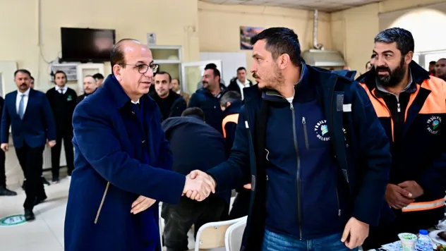 Yeşilyurt'ta Kış Mesaisi: Başkan Geçit Personelle Buluştu