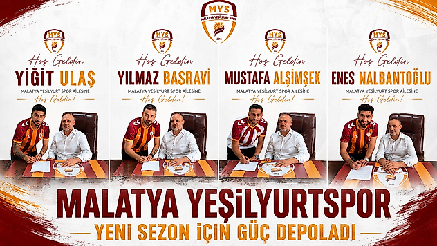 Yeşilyurtspor, 52 Orduspor FK'dan 4 Futbolcuyu Kadrosuna Kattı